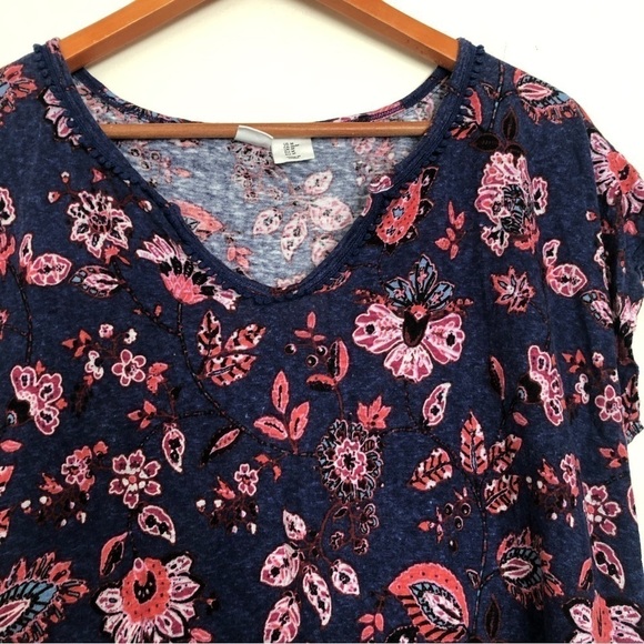 Artisan Ny floral linen top - Picture 2 of 4
